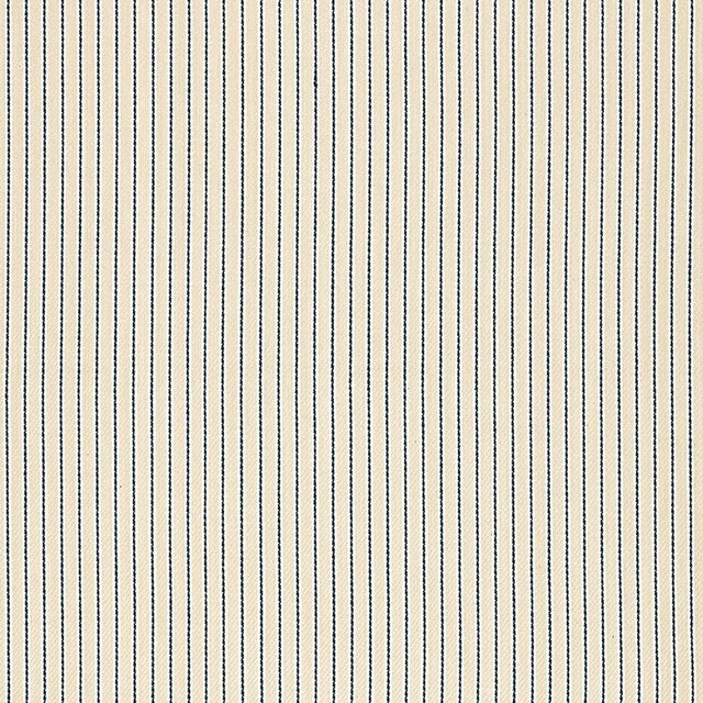 Schumacher Rain Shadow Stripe Indigo Fabric