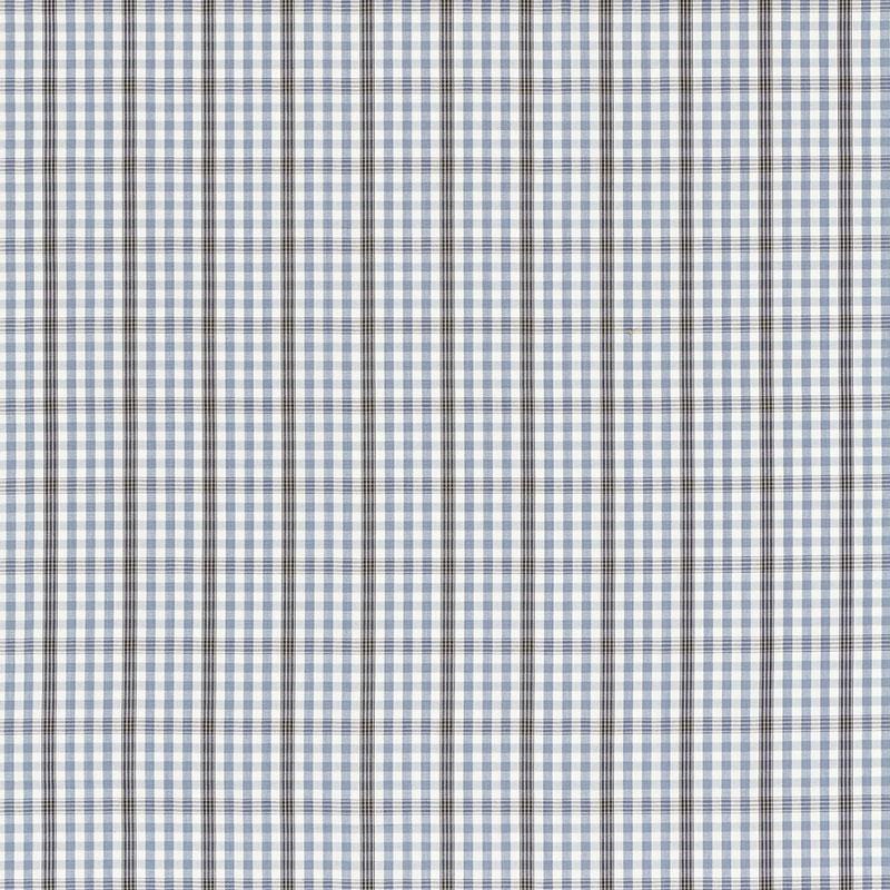 Schumacher Cozumel Plaid Cornflower Fabric
