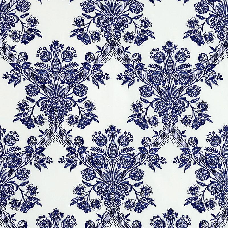 Schumacher Carolina Ultramarine Fabric