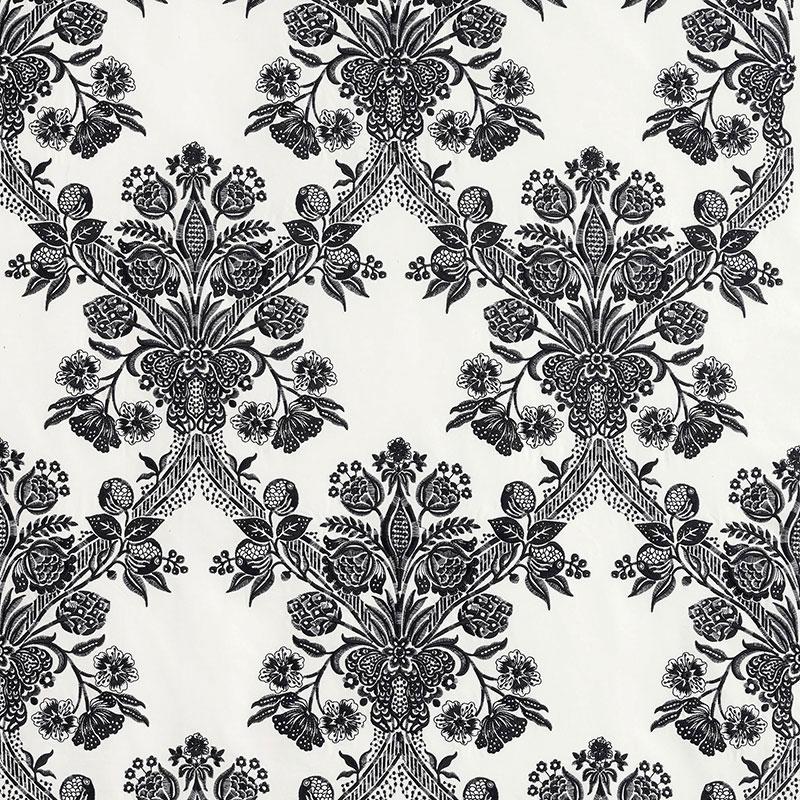 Schumacher Carolina Ebony Fabric