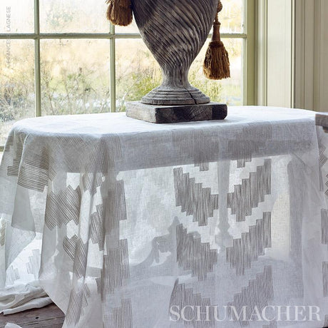 Schumacher Adia Sheer Quartz Fabric