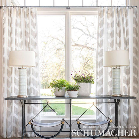 Schumacher Adia Sheer Quartz Fabric