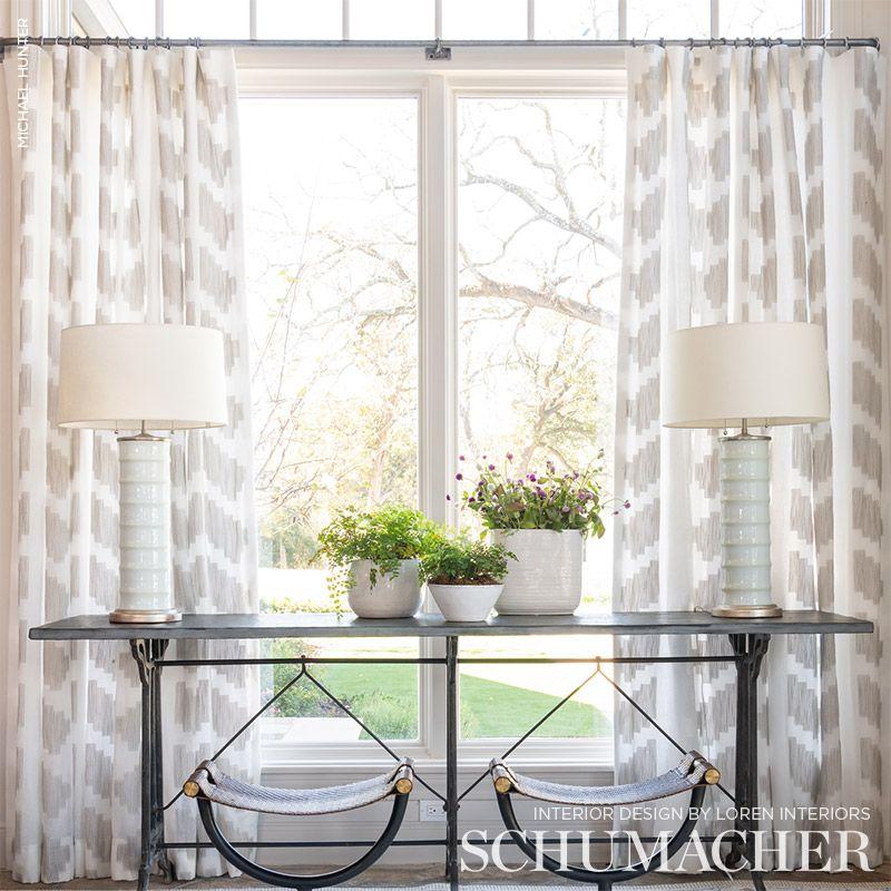 Schumacher Adia Sheer Quartz Fabric