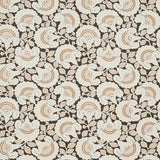 Schumacher Jackie Appliqu Embroidery Cinder Fabric