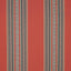 Schumacher Markova Stripe Red Fabric