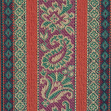 Schumacher Markova Stripe Red Fabric