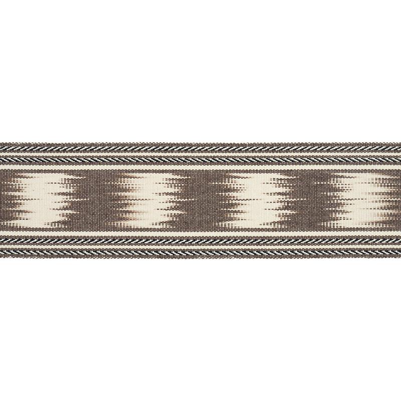 Schumacher Brown Banyan Ikat Tape