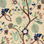 Schumacher Mandevilla Embroidery Document Fabric