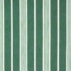 Schumacher Hampton Stripe Indoor/Outdoor Emerald Fabric