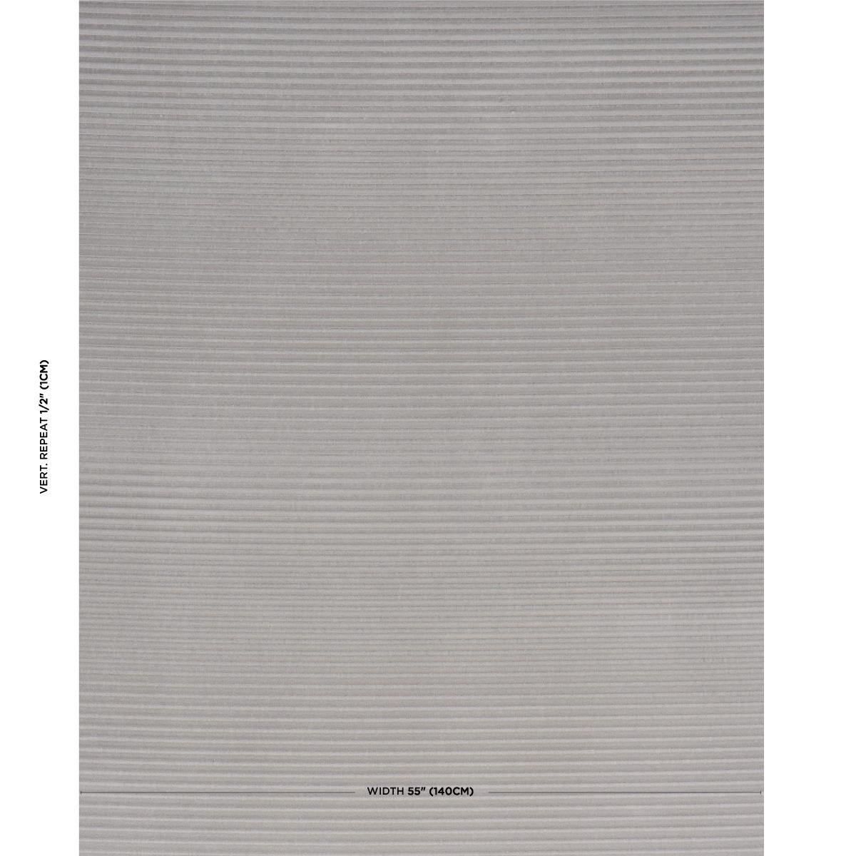 Schumacher Petite Channeled Velvet Otter Grey Fabric