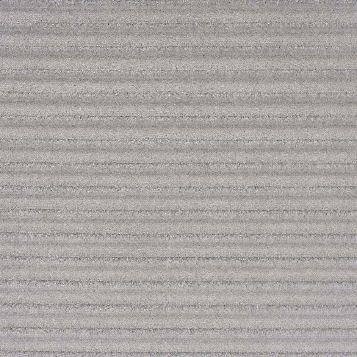 Schumacher Petite Channeled Velvet Otter Grey Fabric