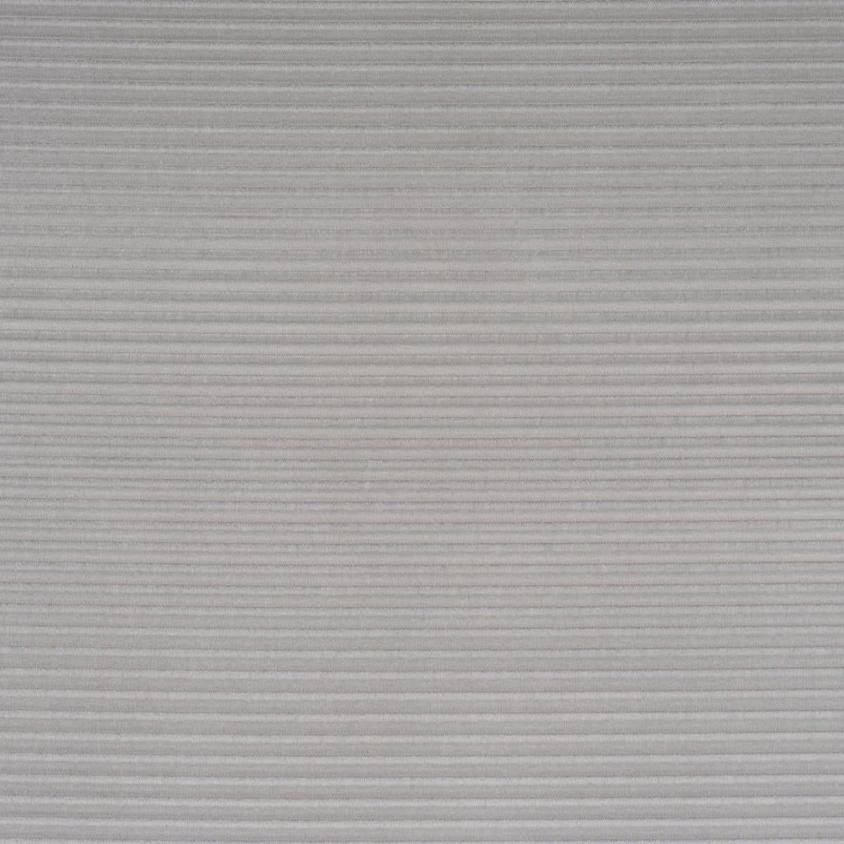 Schumacher Petite Channeled Velvet Otter Grey Fabric