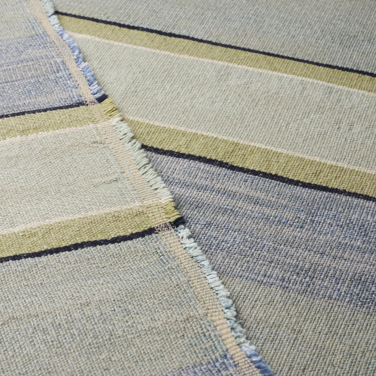 Schumacher Pikes Stripe Aegean Fabric