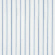 Schumacher Birdie Ticking Stripe China Blue Fabric