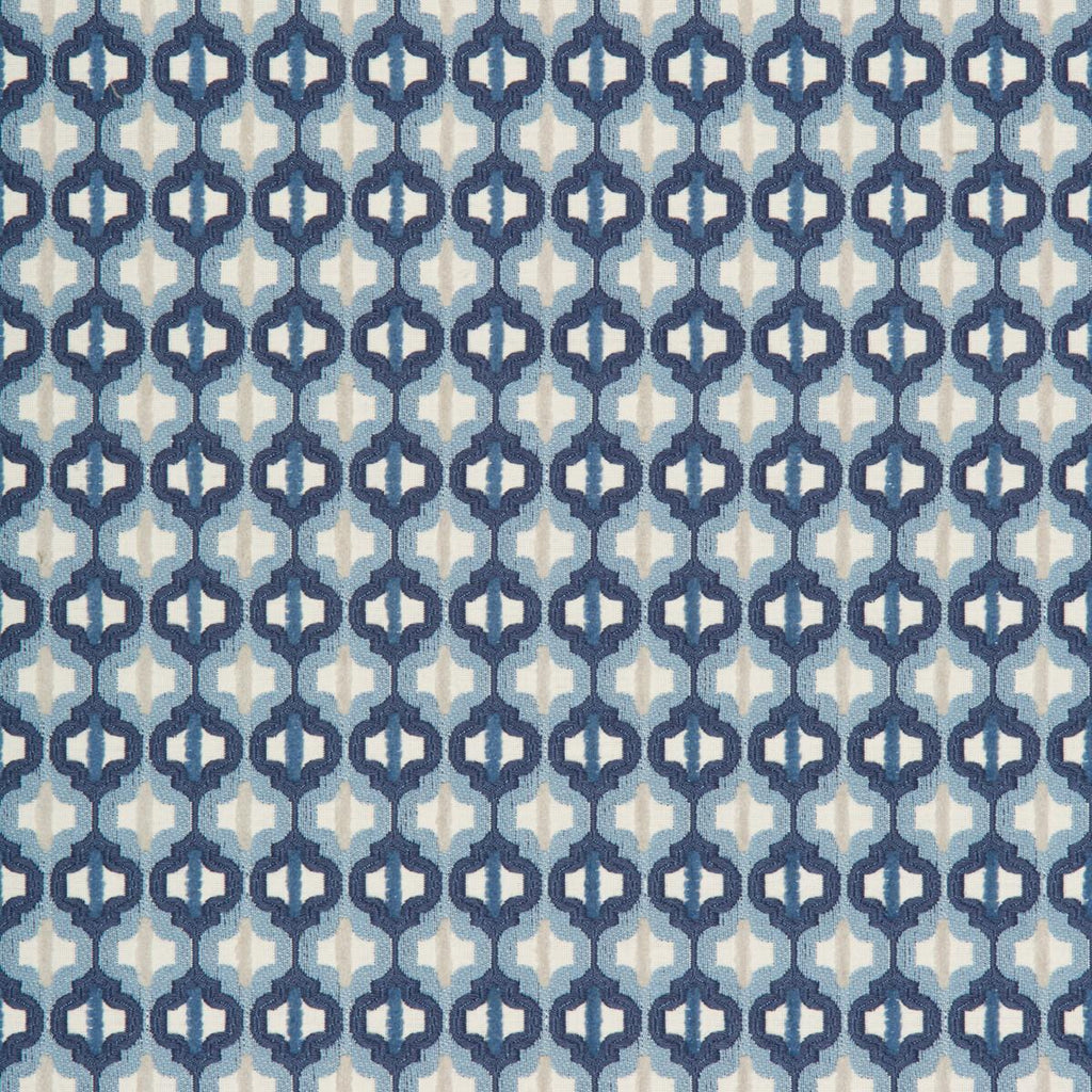 Kravet Turned Out Tile Marine Fabric