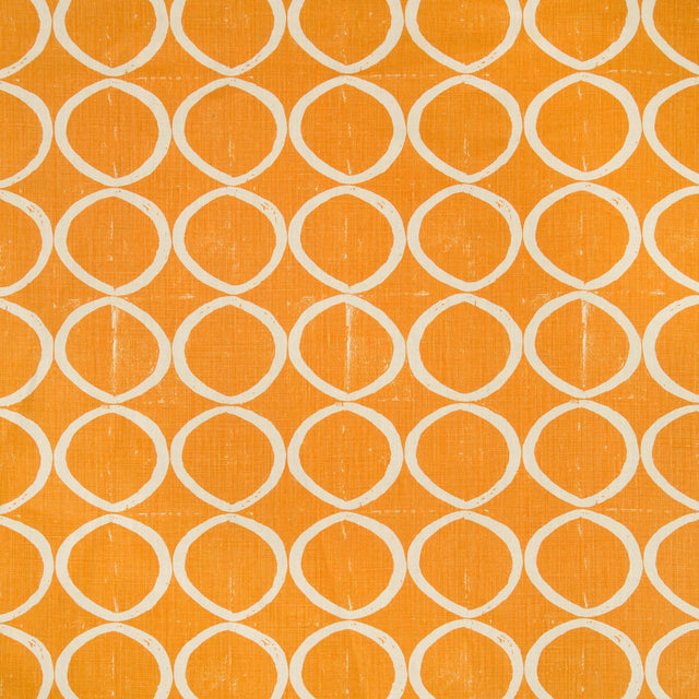 Lee Jofa CIRCLES TANGERINE Fabric