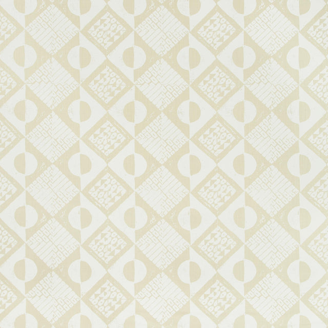 Lee Jofa CIRCLES AND SQUARES OFF WHITE Fabric