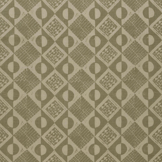 Lee Jofa CIRCLES AND SQUARES DOVE Fabric