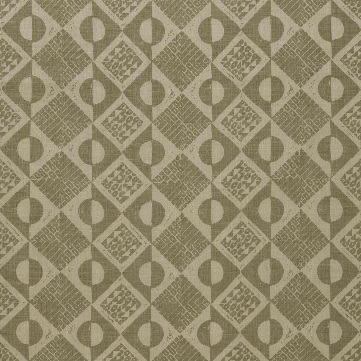Lee Jofa CIRCLES AND SQUARES DOVE Fabric