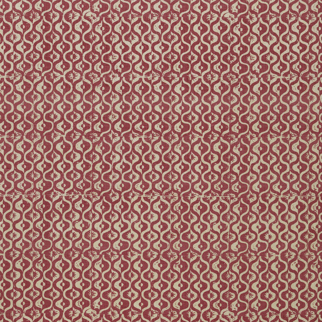 Lee Jofa SMALL MEDALLION BERRY Fabric