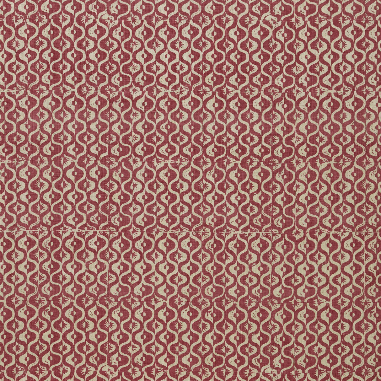 Lee Jofa SMALL MEDALLION BERRY Fabric