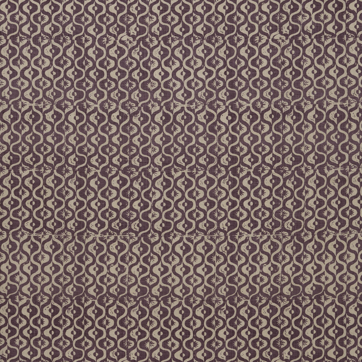 Lee Jofa SMALL MEDALLION AUBERGINE Fabric