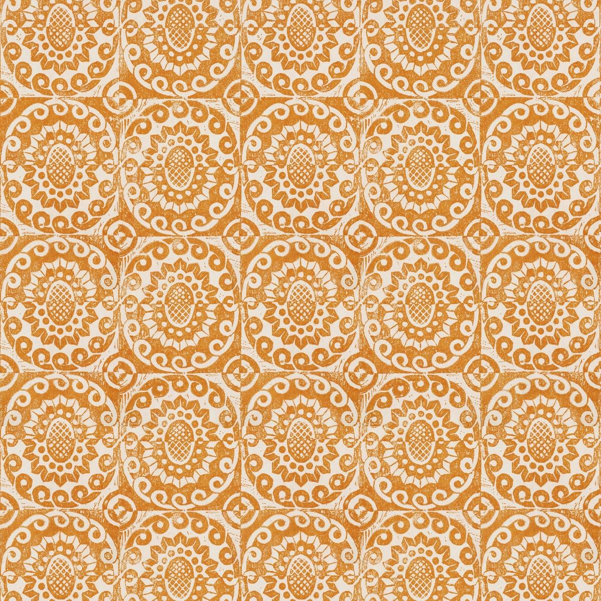 Lee Jofa PINEAPPLE WALL TANGERINE Wallpaper