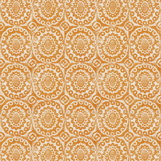 Lee Jofa PINEAPPLE WALL TANGERINE Wallpaper