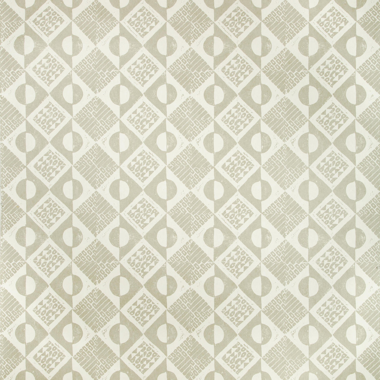 Lee Jofa CIRCLES AND SQUARES WP DOVE Wallpaper