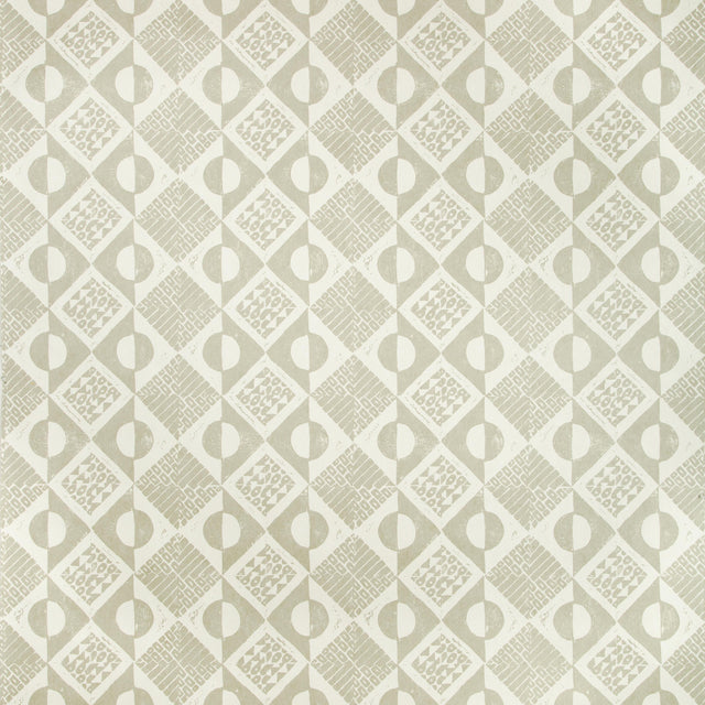Lee Jofa CIRCLES AND SQUARES WP DOVE Wallpaper