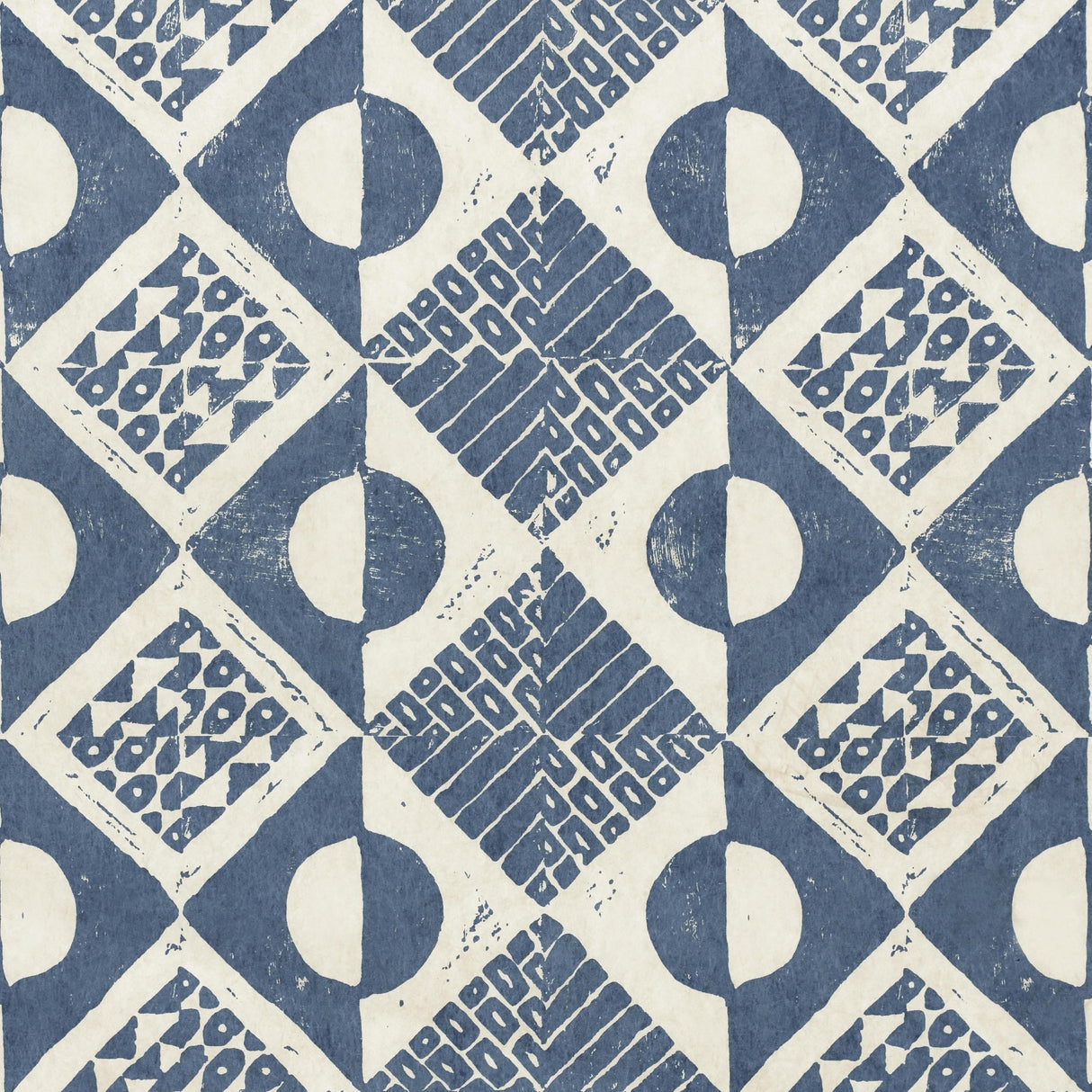 Lee Jofa CIRCLES AND SQUARES WP AZURE Wallpaper