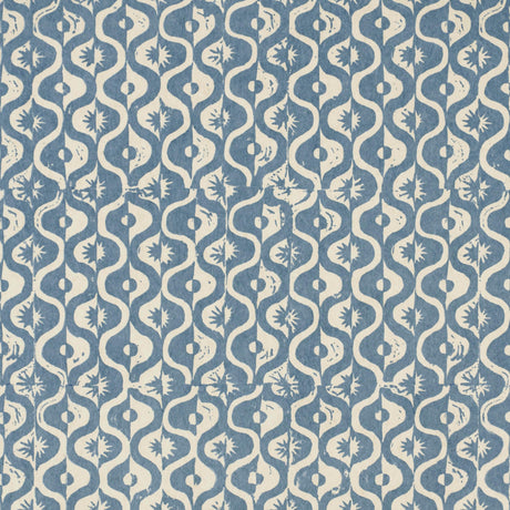 Lee Jofa SMALL MEDALLION WP AZURE Wallpaper