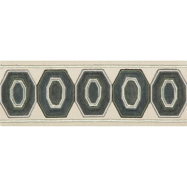 Kravet GEODEX STEEL GREY Trim