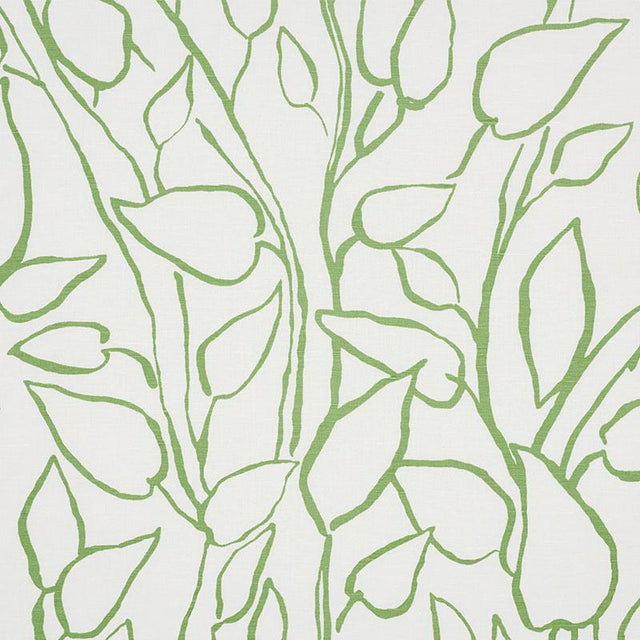 Schumacher Solandra Vine Leaf Fabric