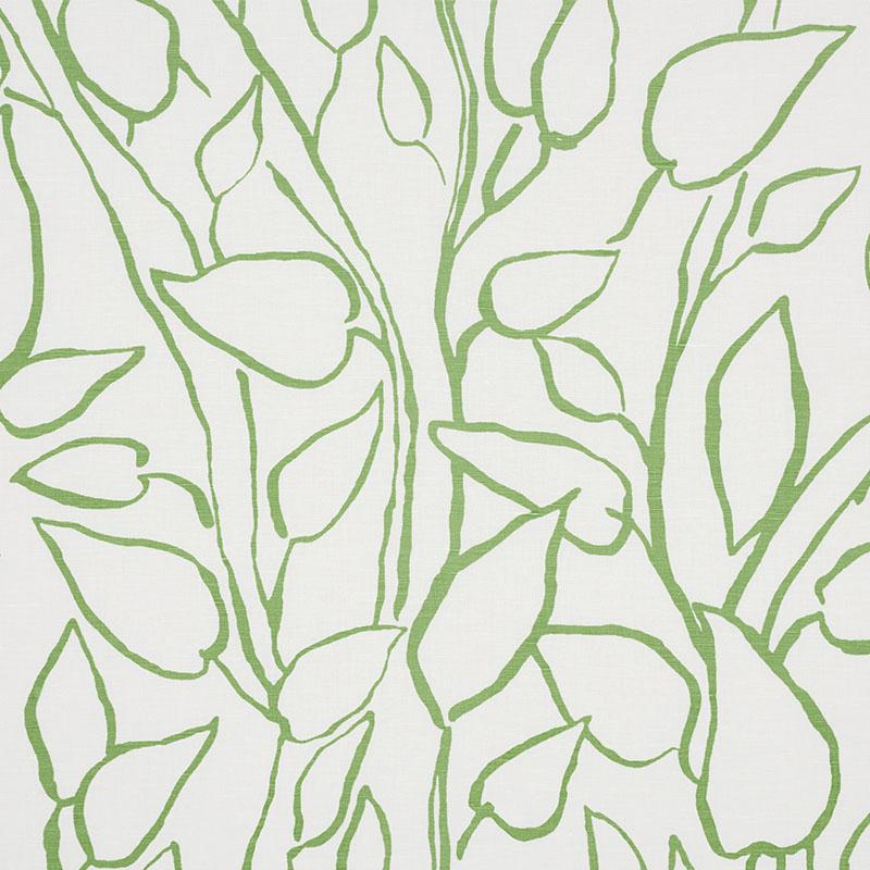 Schumacher Solandra Vine Leaf Fabric