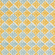 Schumacher Pattee Hand Block Print Turmeric Fabric