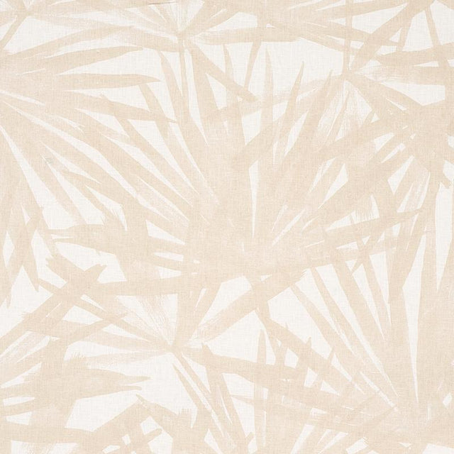 Schumacher Sunlit Palm Linen Sand Fabric