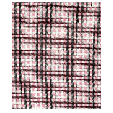 Schumacher Trellis Hand Block Print Rose & Midnight Fabric