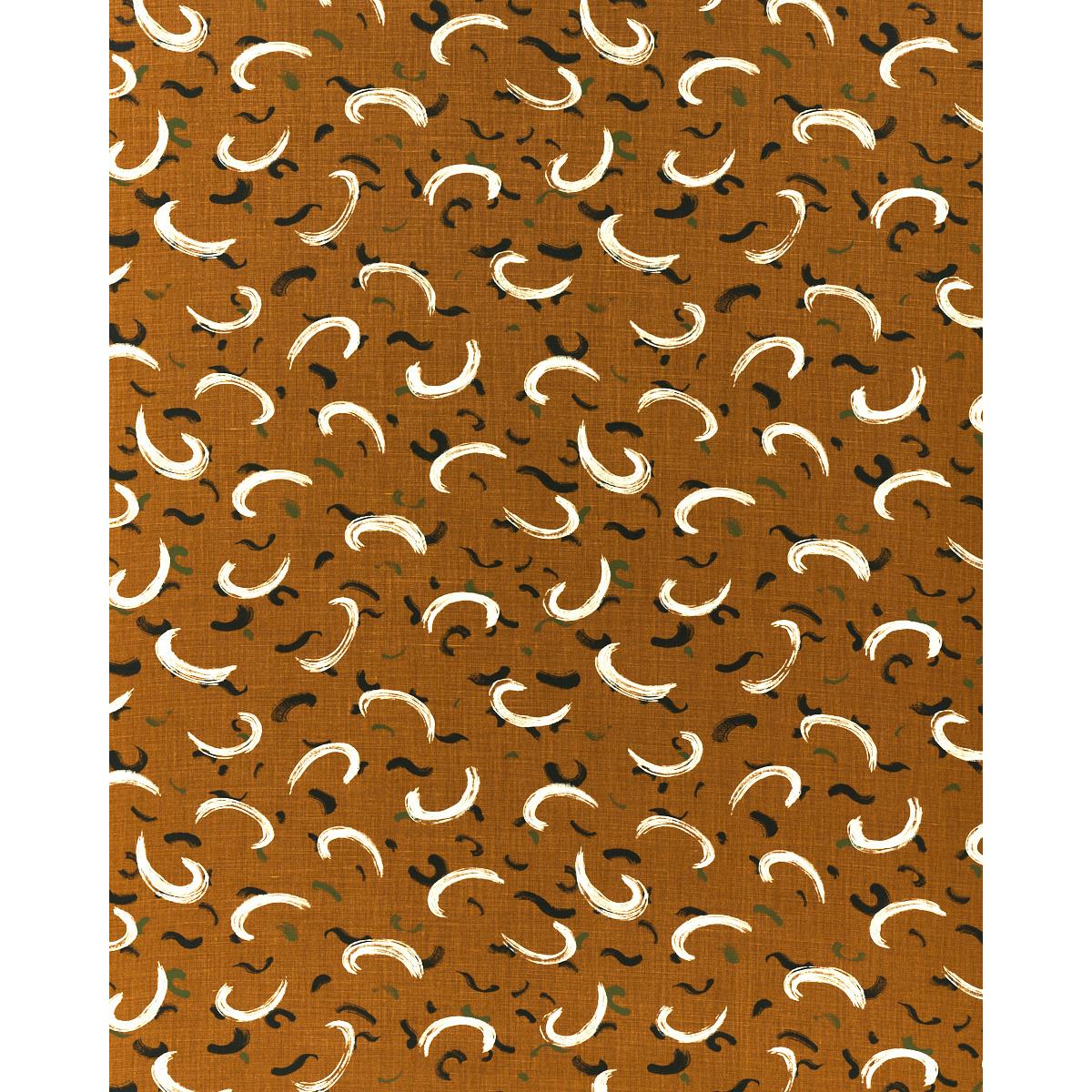 Schumacher Brushmark Gold Fabric