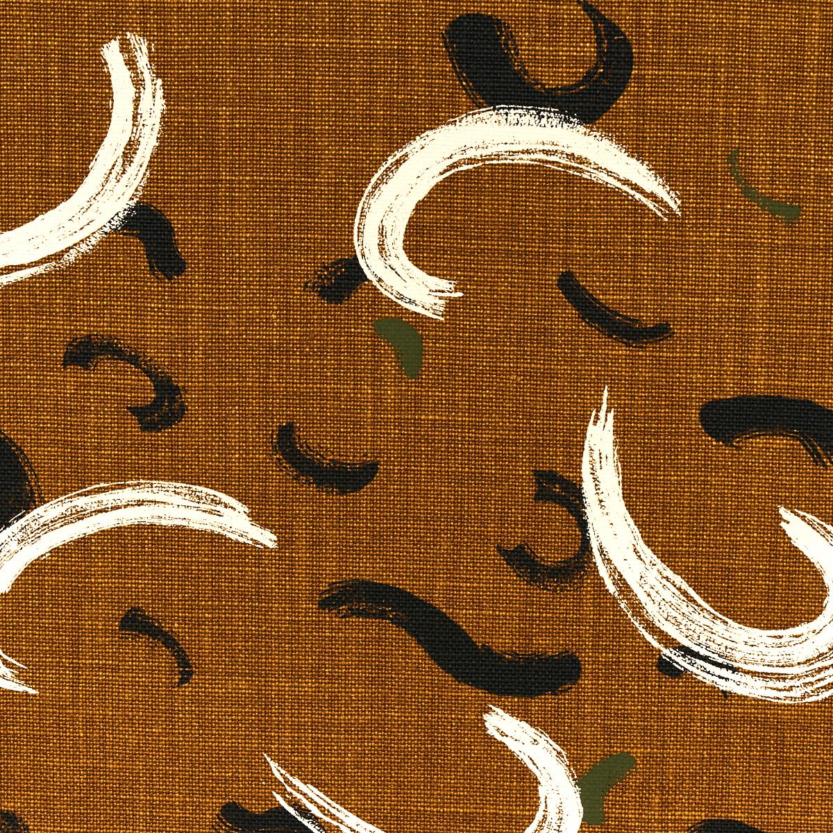 Schumacher Brushmark Gold Fabric