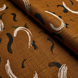 Schumacher Brushmark Gold Fabric