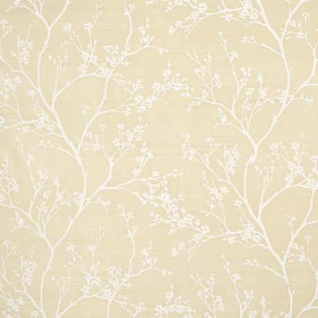 Schumacher Twiggy Silk Champagne Fabric