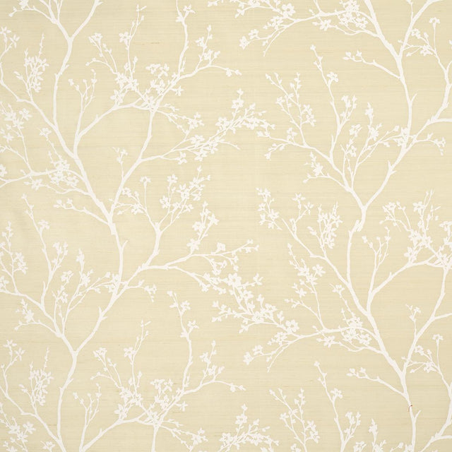 Schumacher Twiggy Silk Champagne Fabric