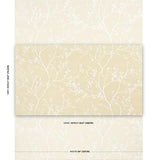 Schumacher Twiggy Silk Champagne Fabric