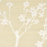 Schumacher Twiggy Silk Champagne Fabric