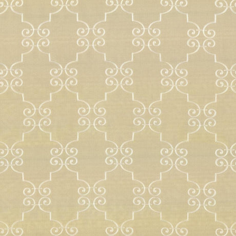 Kasmir Ionic Scroll Natural Fabric