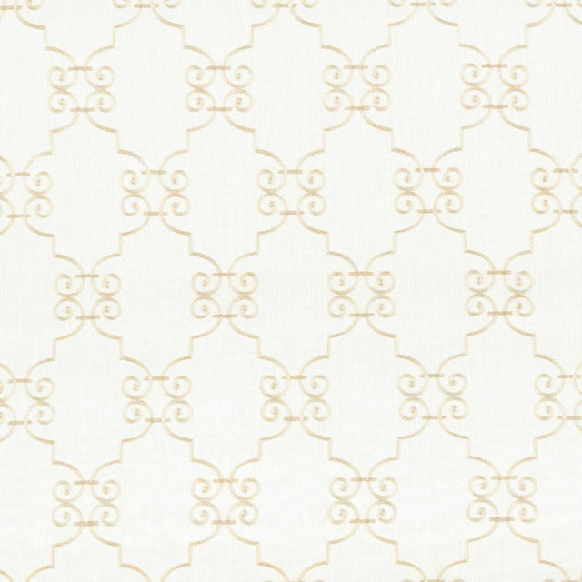 Kasmir Ionic Scroll Snowflake Fabric