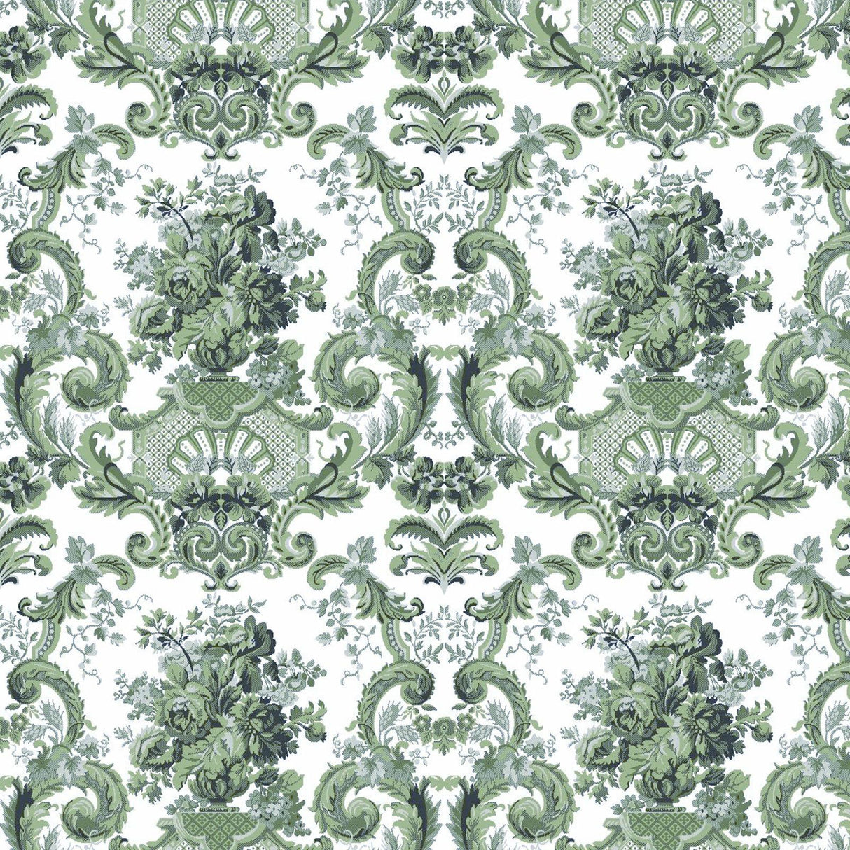 Gaston Y Daniela SAN ILDEFONSO VERDE Upholstery Fabric