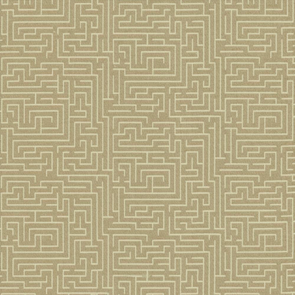 Kasmir Jigsaw Khaki Fabric