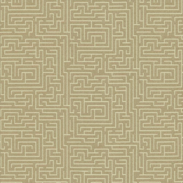 Kasmir Jigsaw Khaki Fabric